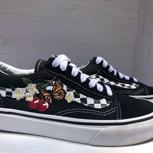 Vans Black and White Old Skool Sneakers